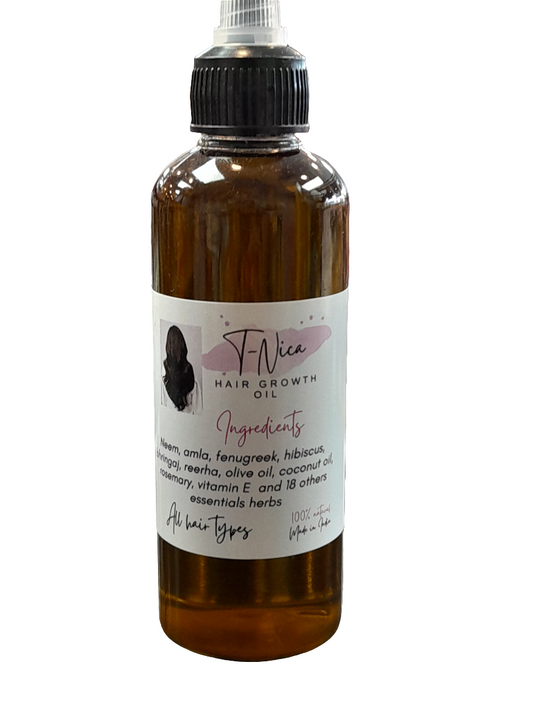 Huile pour repousse des cheveux