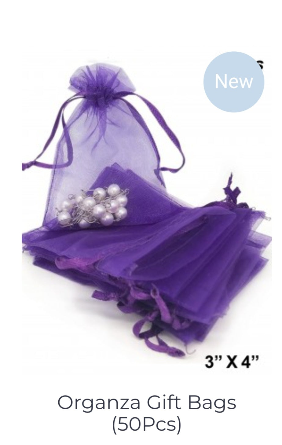 Sacs organza