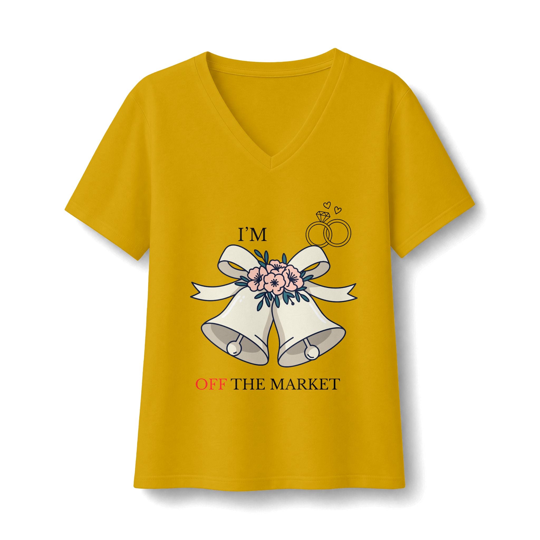 I'm Off The Market Bridal V-Neck Tee