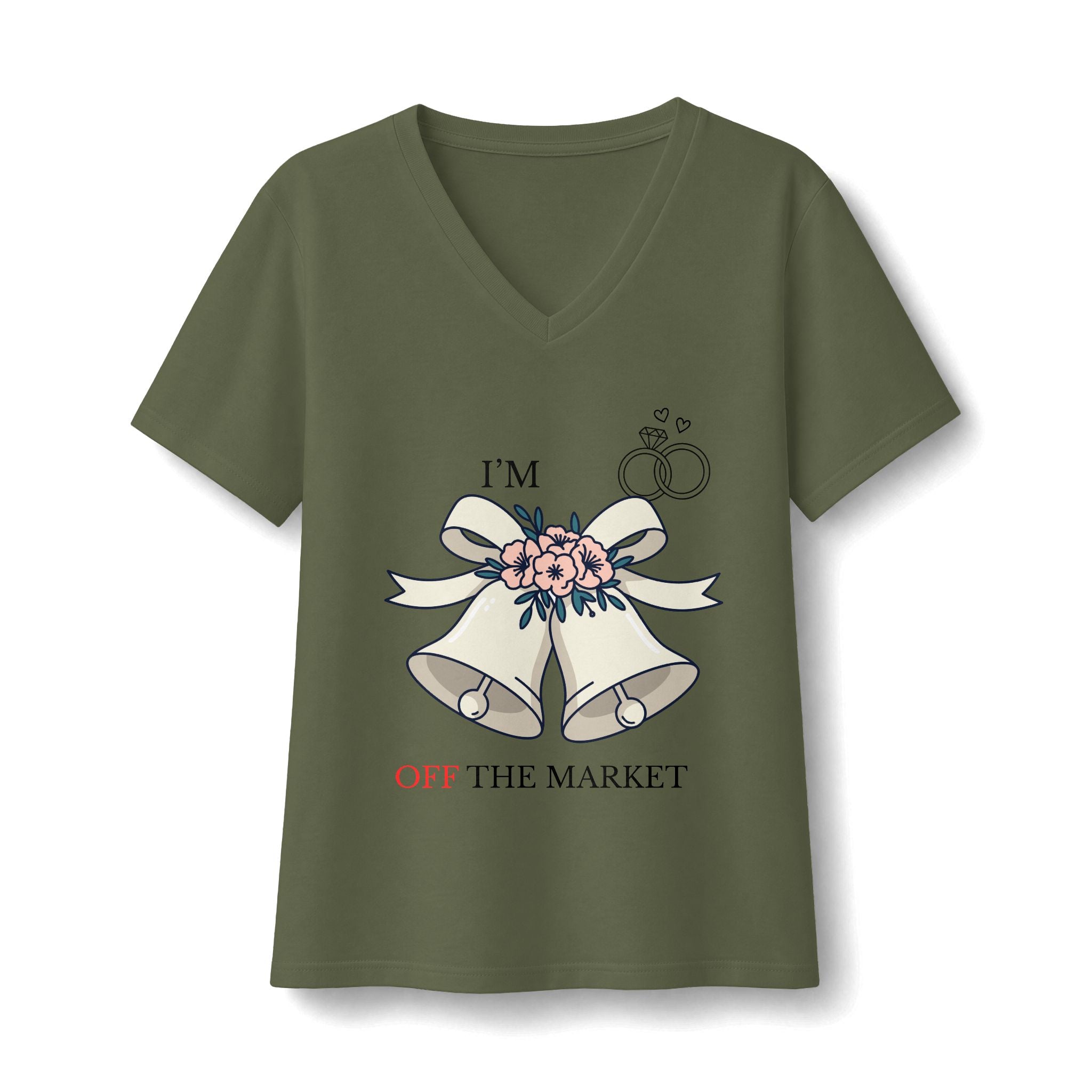 I'm Off The Market Bridal V-Neck Tee