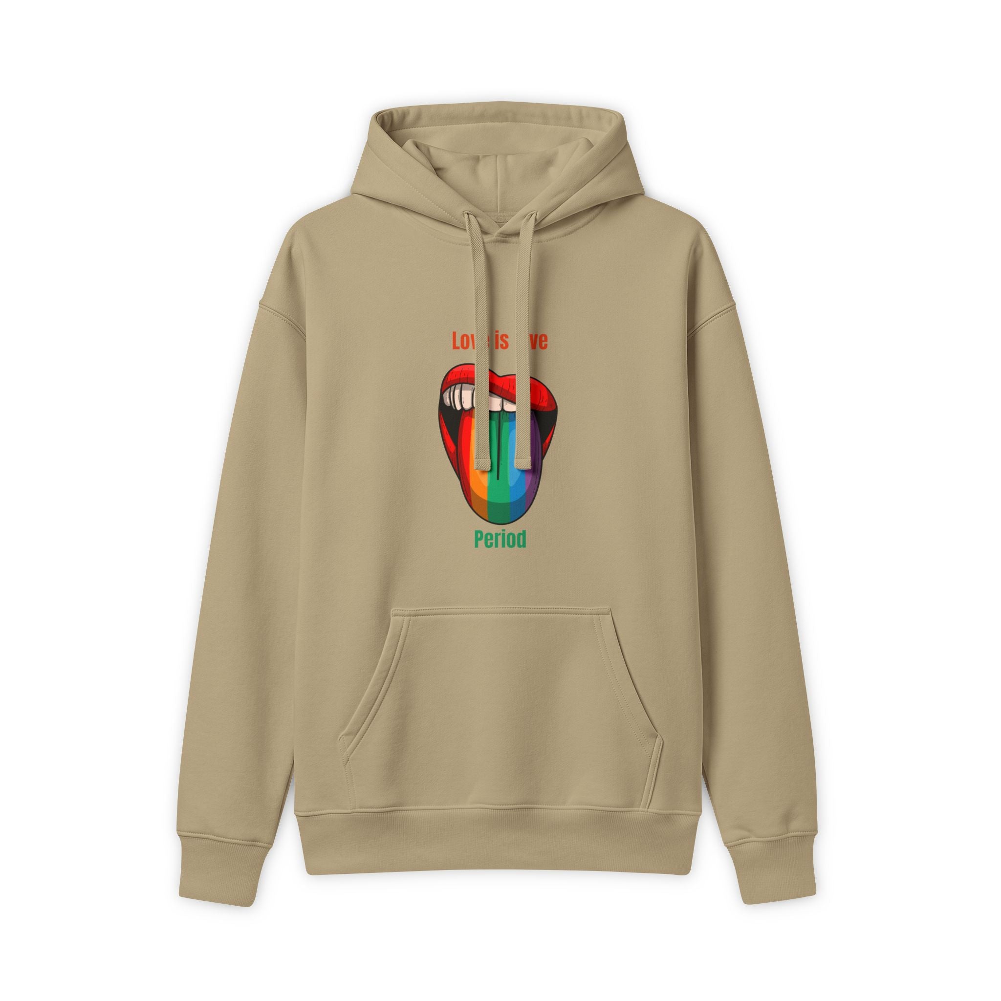 Loud & Proud Rainbow Tongue Hoodie — LGBTQ+ Pride Graphic Sweatshirt