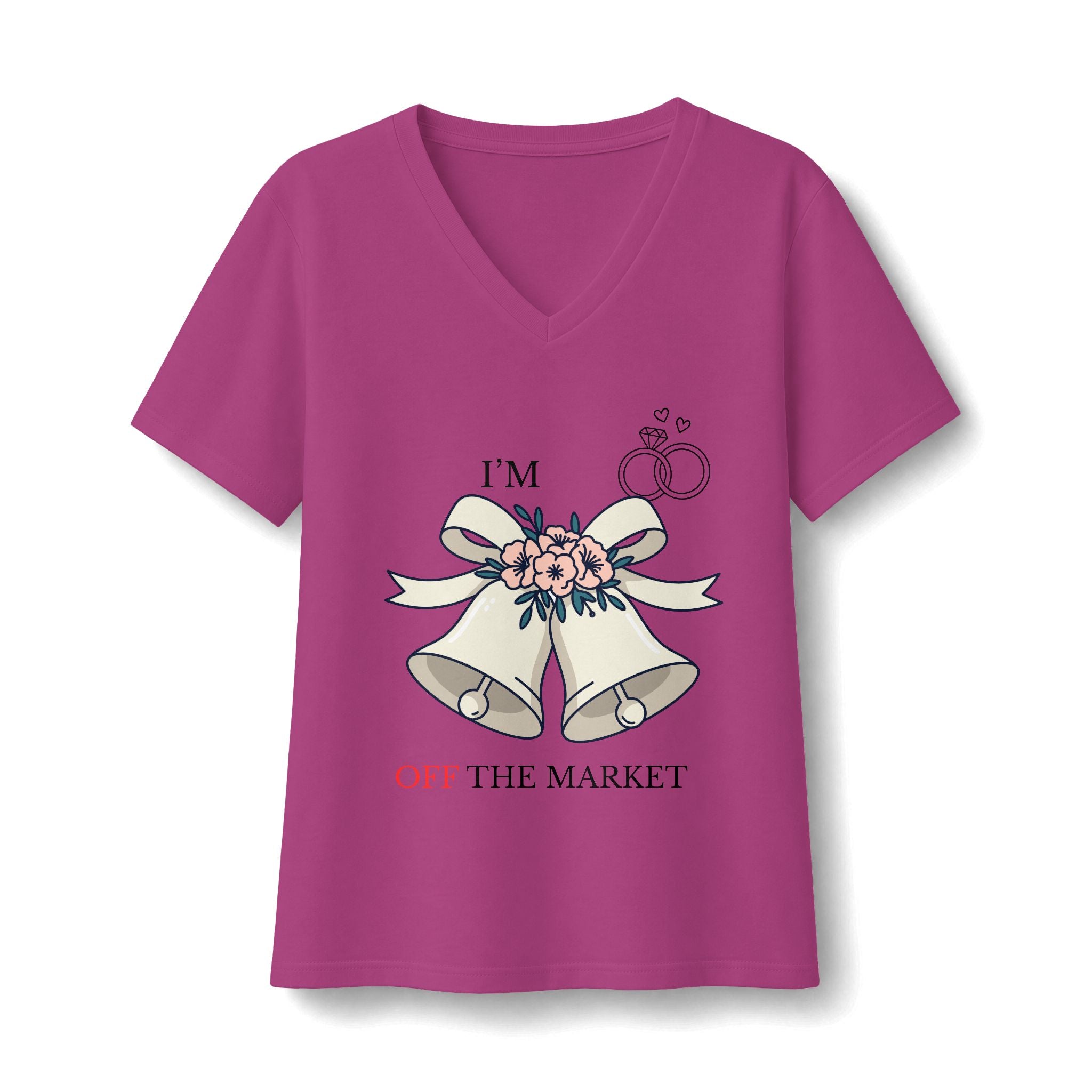 I'm Off The Market Bridal V-Neck Tee