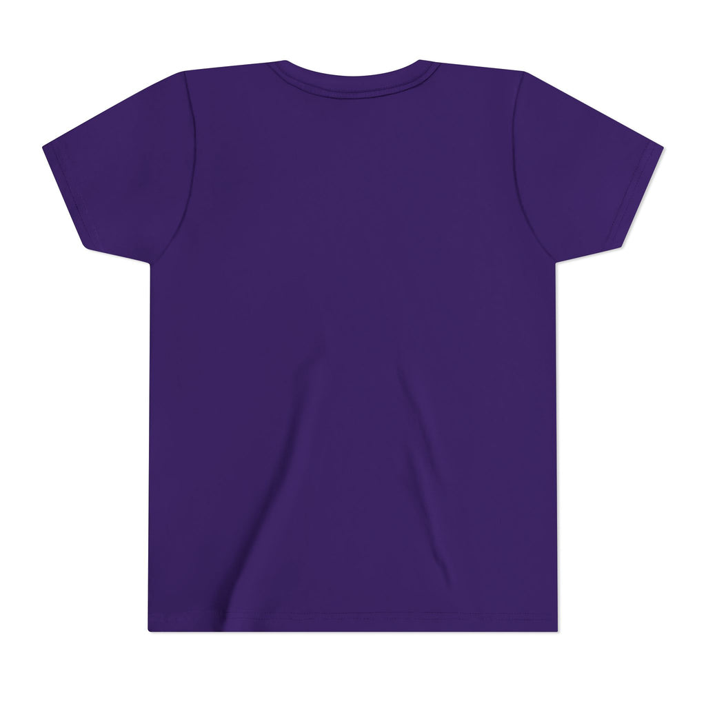 Birthday Girl Youth Tee — Cute Party Hat & Candles Kids Shirt