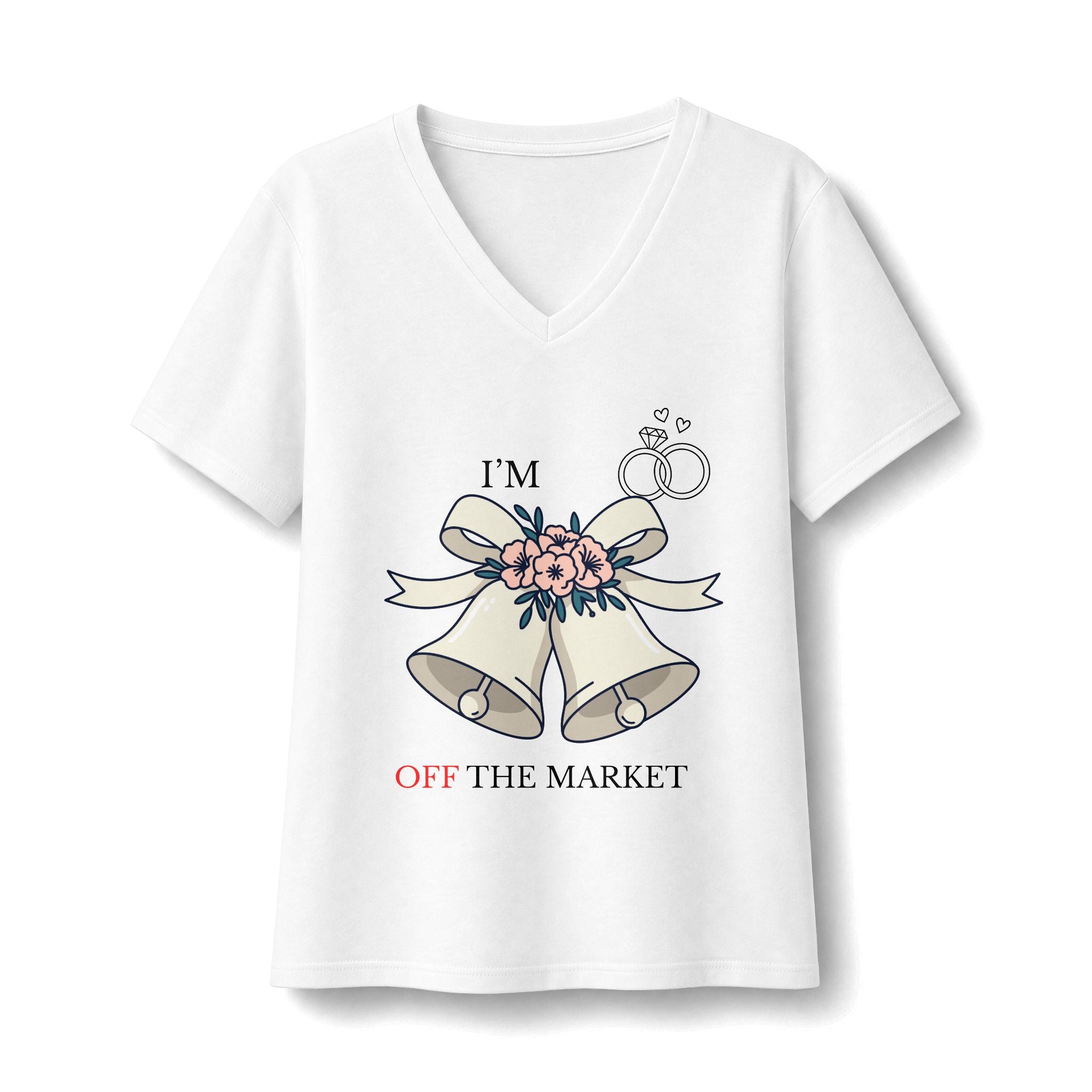 I'm Off The Market Bridal V-Neck Tee