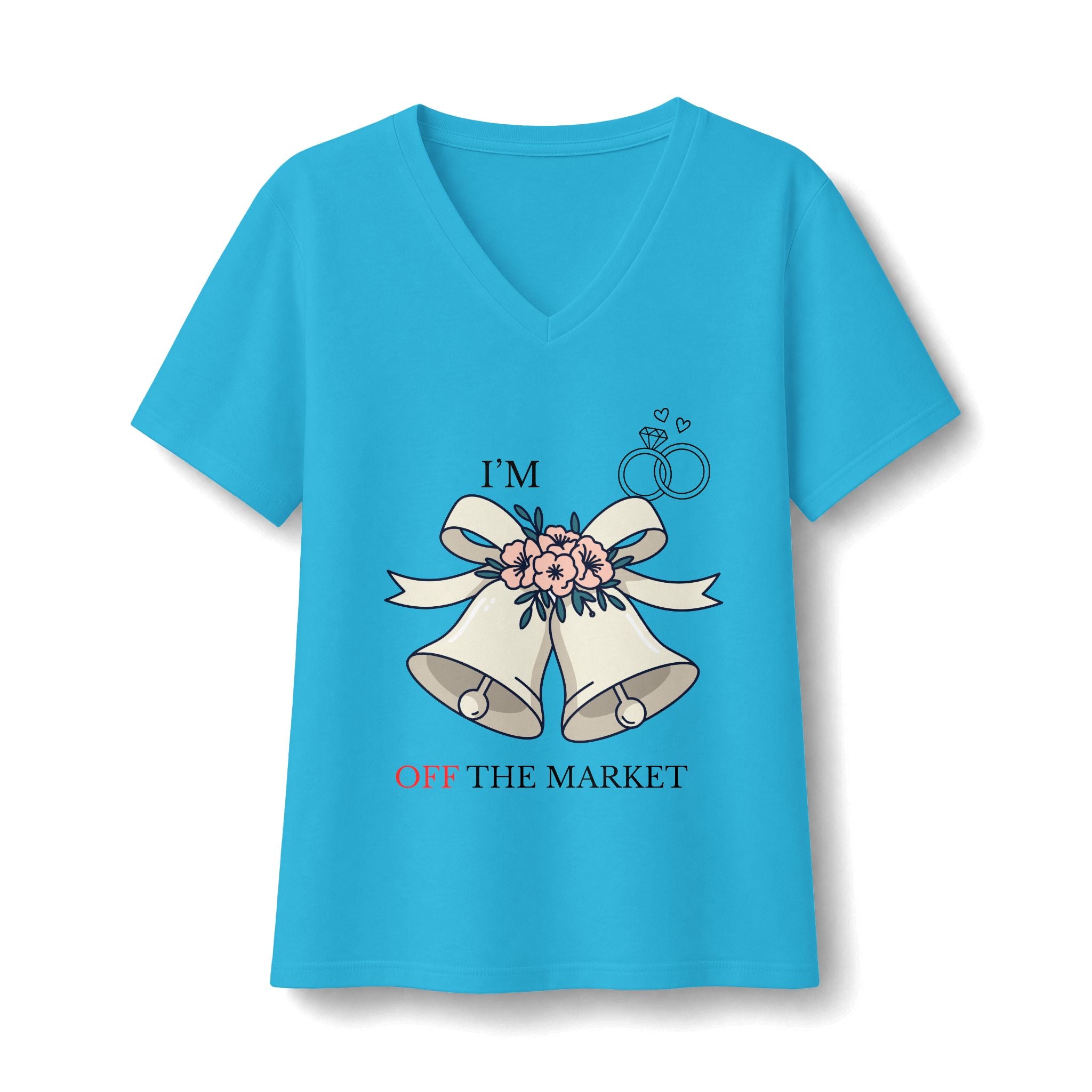I'm Off The Market Bridal V-Neck Tee