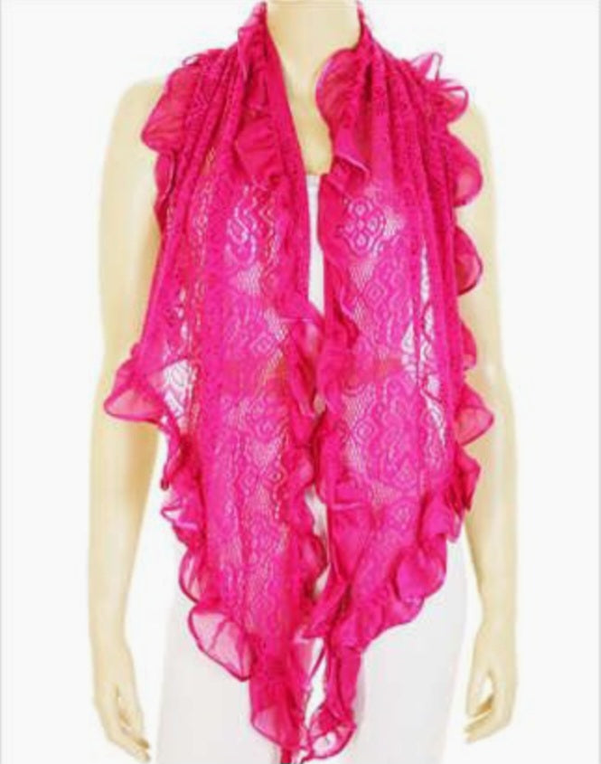 Foulard dentelle/lace scarves