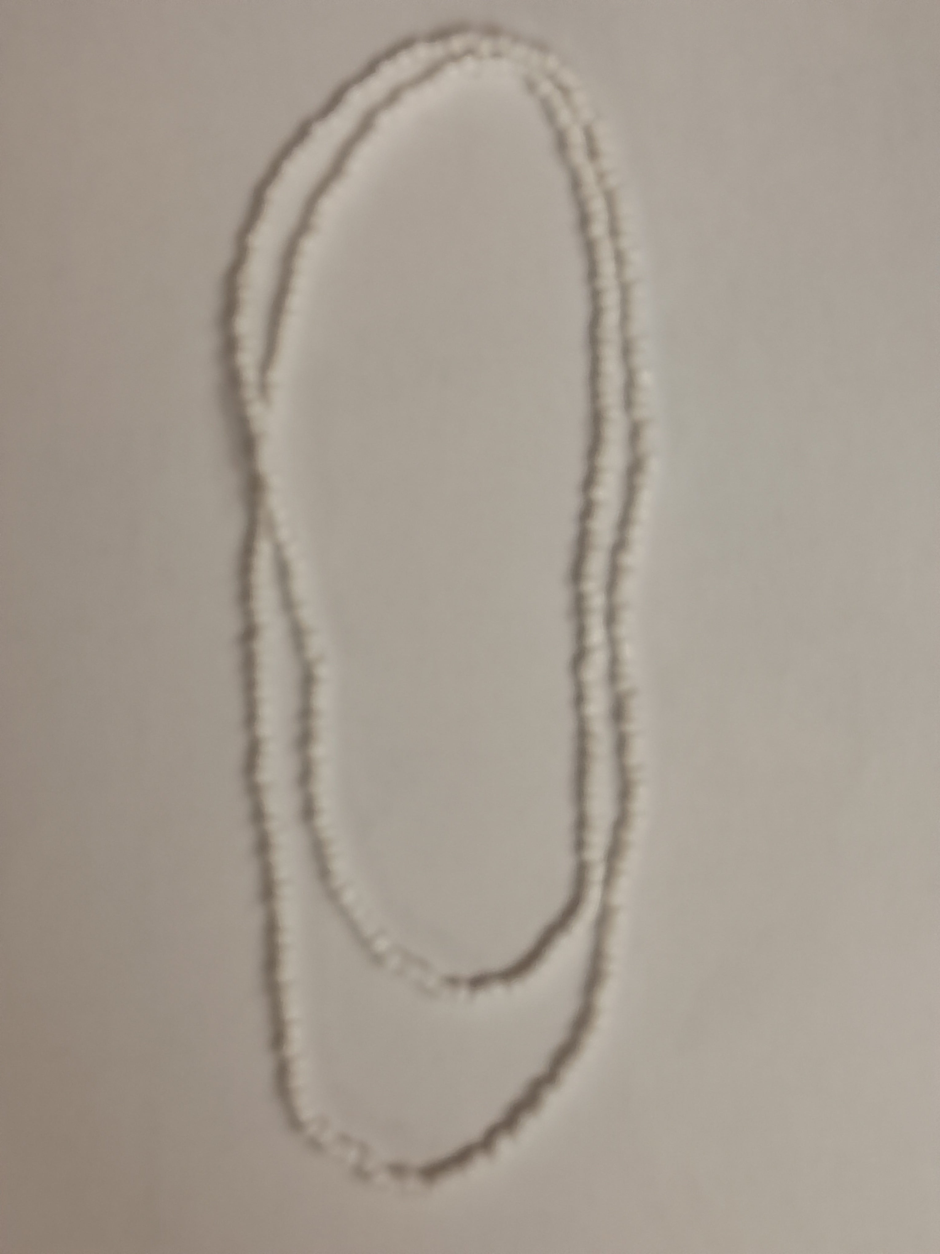 Collier en plastique