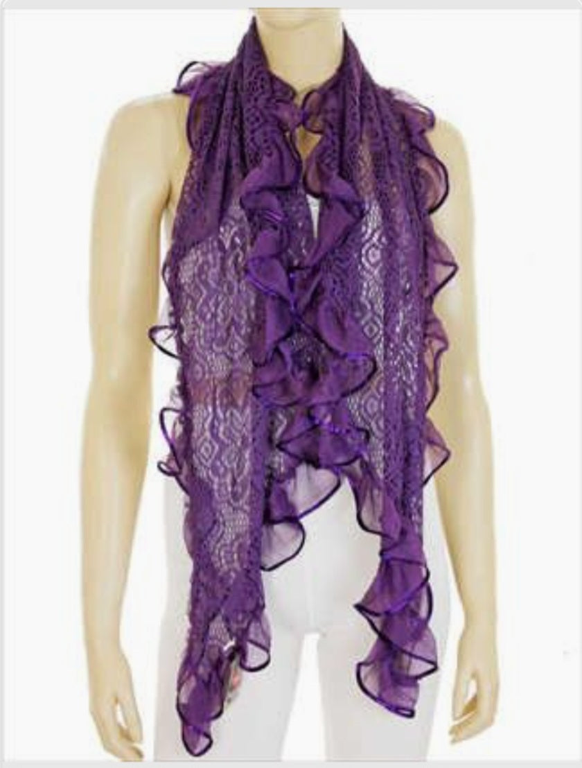 Foulard dentelle/lace scarves